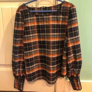 Women’s plaid blouse